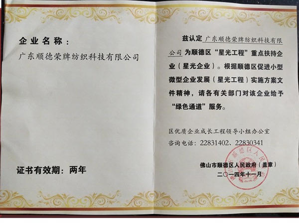 小勐拉99厅荣获政府重点扶持企业
